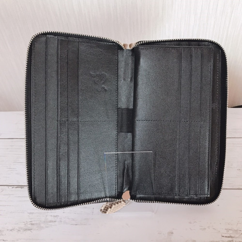 定価14万超】パイソン 長財布 頭付き 蛇革 ロングウォレット 本 定価14万超】パイソン 長財布 頭付き 蛇革 ロングウォレット 本