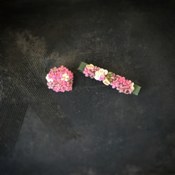【セット】桜色の糸編みアクセサリー～crochet accessories 2枚目の画像