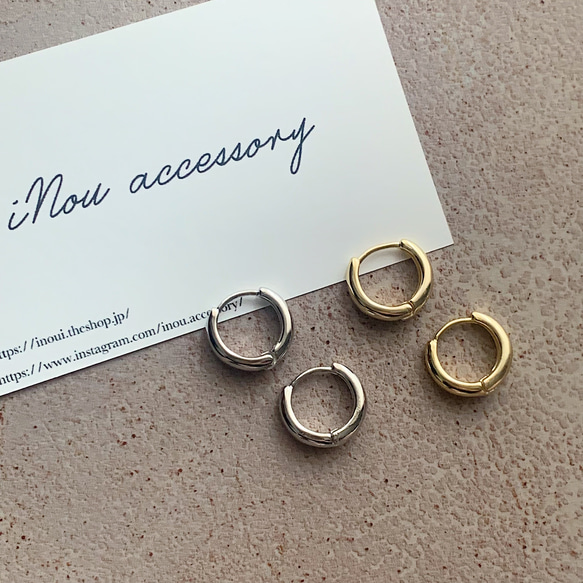 再々々々入荷】コロンピアス フープピアス シンプル シルバー925 