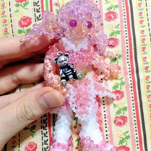 オーダー作品】創作ビーズマスコット大 立体・オブジェ NanOoo_87 通販