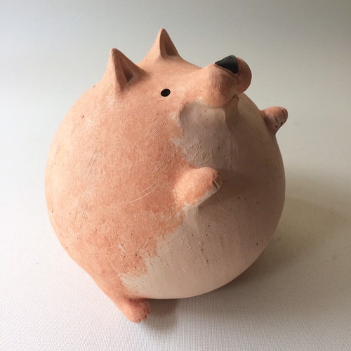 受注制作]WAN-BANK No.1（素焼きの茶柴犬 貯金箱） その他