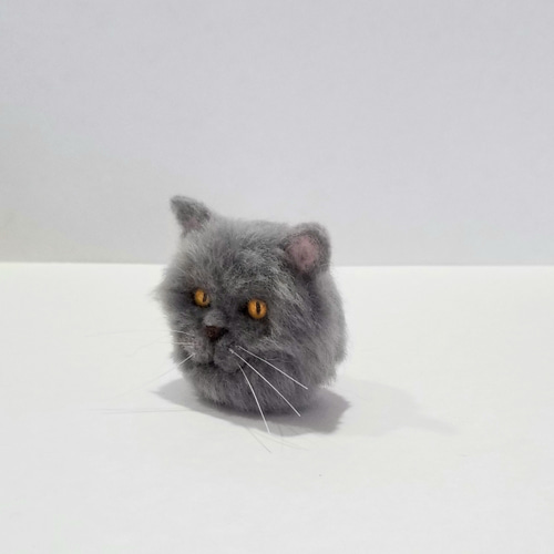 Yahoo!オークション - 羊毛フェルト猫 ブリティッシュショート