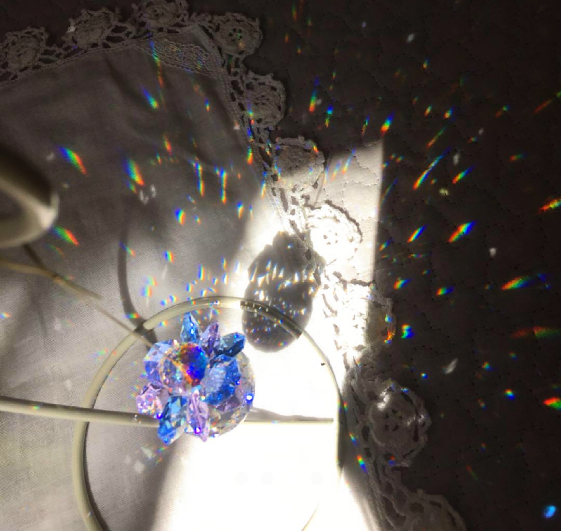 ひな祭り✩.*˚ SWAROVSKIサンキャッチャー お部屋サンキャッチャー：クリスタルタワー◇SWAROVSKI◇高級
