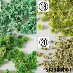 セミオーダーかすみ草15輪　選べる26色カラー、お花の形、サイズを自分でチョイス！ 5枚目の画像