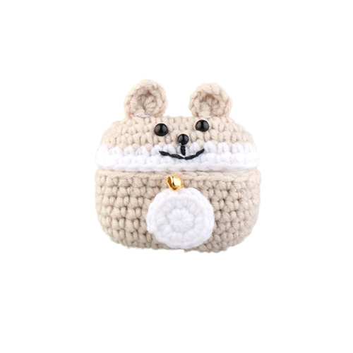 AirPods Pro エアーポッズ プロ ケース カバー 手編み クマ その他