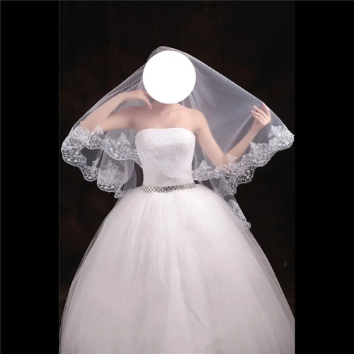 ブライダル ロングベール 3m(コーム付き) （ウェディングベール ロング  