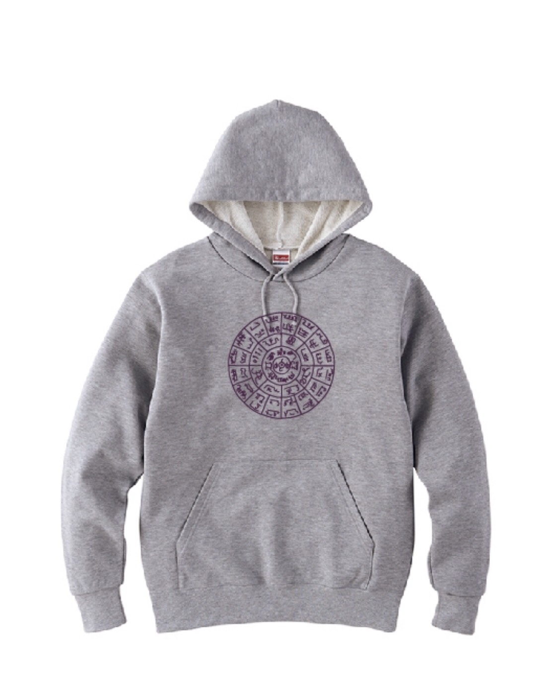 龍体文字フトマニ図パーカー