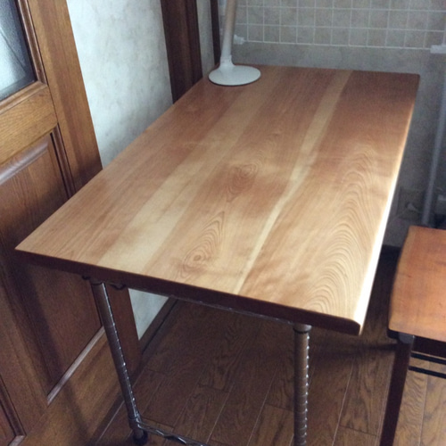 受注製作】木目を楽しむデスク天板/テーブル天板/ナチュラル家具/足