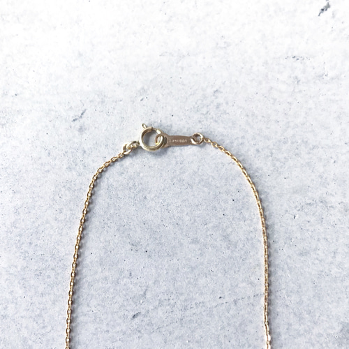 K14gf】ラピスラズリのひとつぶネックレス＊12月誕生石 ネックレス