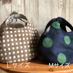 モコモコkororin bag クロ M 7枚目の画像