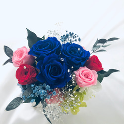 手染め布花 エンジの薔薇1本 玄関・和洋の空間・お部屋のインテリア