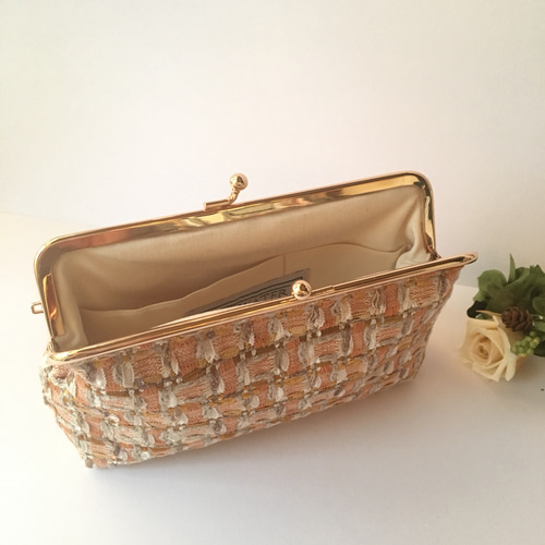 リントン がま口コスメポーチ＊がま口通帳ポーチ＊リントン