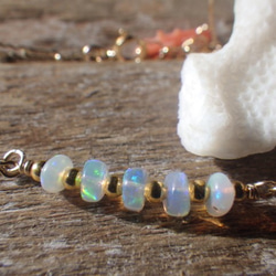 *14kgf* Opal Gold-filled Bracelet☆プレシャスオパール 2枚目の画像