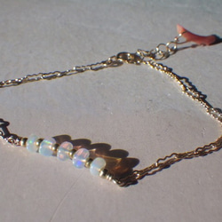 *14kgf* Opal Gold-filled Bracelet☆プレシャスオパール 7枚目の画像