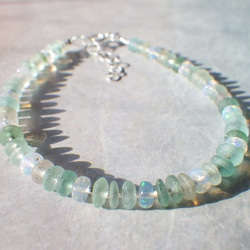 Ocean Romanglass Bracelet *sv925*　アジャスター 2枚目の画像