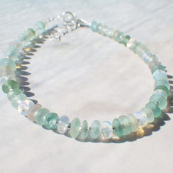 Ocean Romanglass Bracelet *sv925*　アジャスター 6枚目の画像