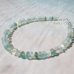 Ocean Romanglass Bracelet *sv925*　アジャスター 7枚目の画像