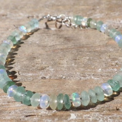 Ocean Romanglass Bracelet *sv925*　アジャスター 9枚目の画像