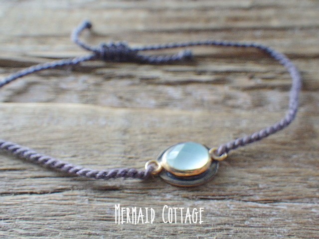 カルセドニーのコードブレス*vermail**sv925*