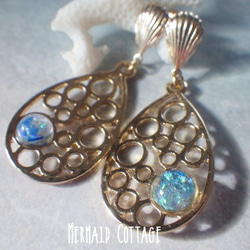 Mermaid's Bubble Earrings 人魚姫の泡ピアス 3枚目の画像