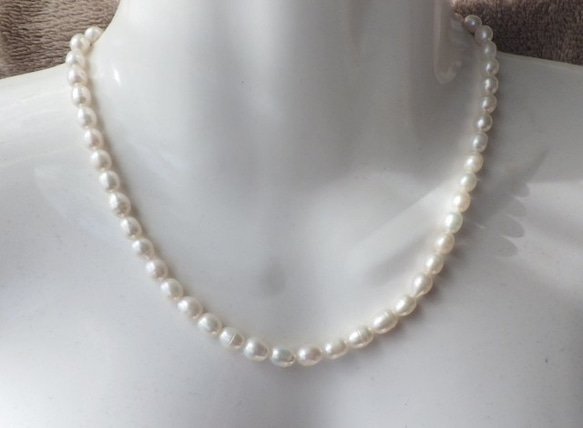 2WAY!*14kgf* Sea Goddess Pearl Necklace　バロックパール♡海の女神の淡水パールネッ 6枚目の画像