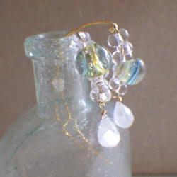Under the sea Glass Earrings 1枚目の画像