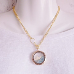 Seashore Memory Locket*シーフォーム* ロングネックレス 9枚目の画像