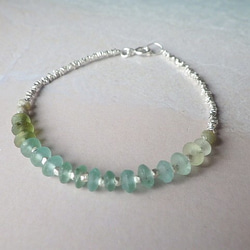 【sv925】Sea Ombre Roman Glass Bracelet ＊カレンシルバー 3枚目の画像