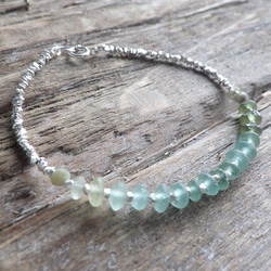【sv925】Sea Ombre Roman Glass Bracelet ＊カレンシルバー 7枚目の画像