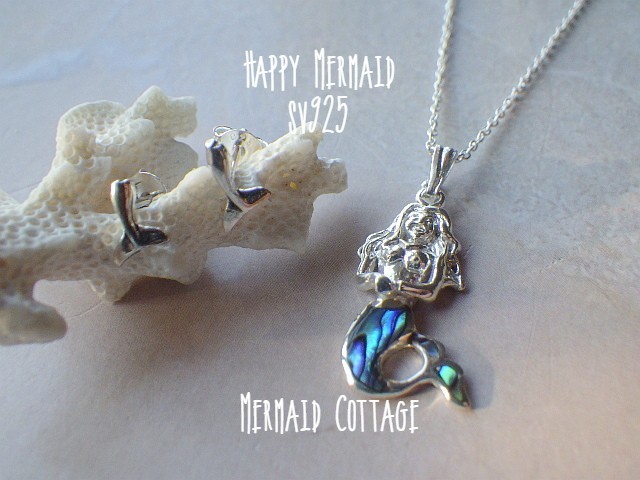 ☆クリスマス限定セット☆*sv925*幸せの人魚＊　パウアシェル