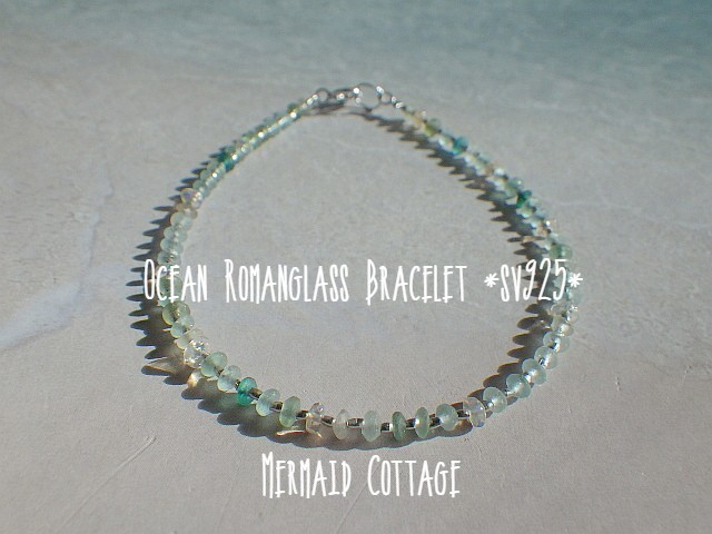 Ocean Romanglass Bracelet *sv925* 6,004円