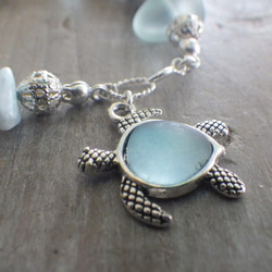 *sv925*Honu seaglass bracelet<save honu> 7枚目の画像