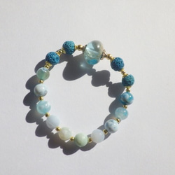 ＊Sandy Beach＊Essential Oil Diffuser Bracelet 2枚目の画像