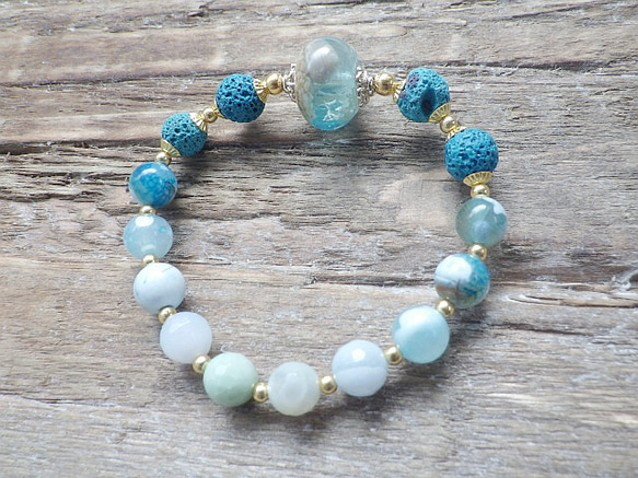 ＊Sandy Beach＊Essential Oil Diffuser Bracelet 8枚目の画像