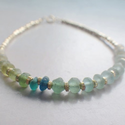 ☆再販☆Sea Roman Glass Bracelet *14kgf* 4枚目の画像