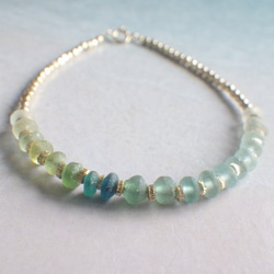 ☆再販☆Sea Roman Glass Bracelet *14kgf* 5枚目の画像