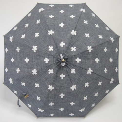 久留米絣  日傘  ハンドメイド  深張りタイプ  47cm 50cm ブロケ－ド甲州織 晴雨兼用折日傘 日本製 職人手作り