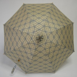 【Creema限定　早割価格】大島紬の日傘　「翠松」 2枚目の画像