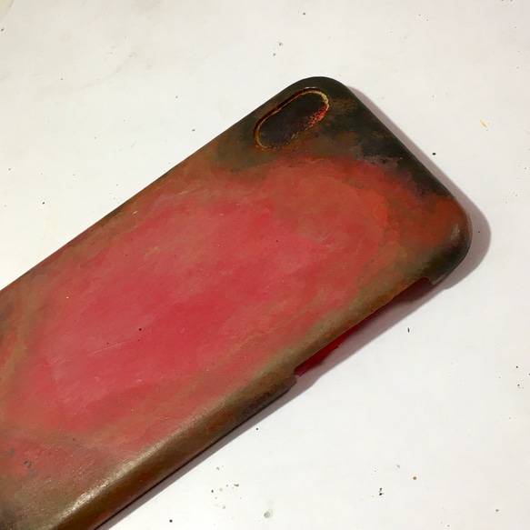JUNKサビ塗装レトロアーミーR  iPhone XR対応ケース 3枚目の画像