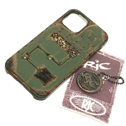 スチームパンクスペースギアGさび塗装強化iPhone SE2他対応ケース