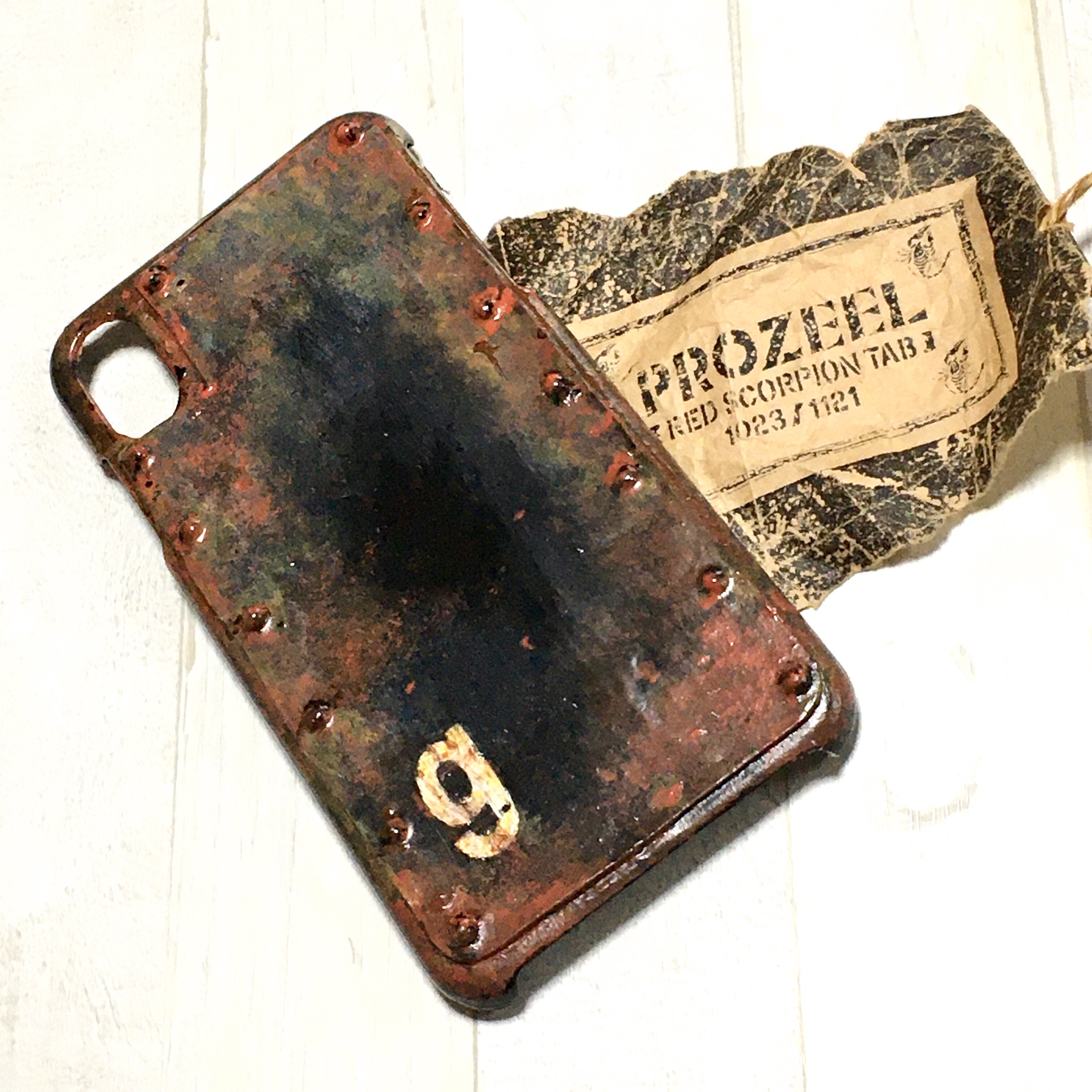 サビ塗装ダークパンク iPhone.楽天モバイル、アンドロイド対応