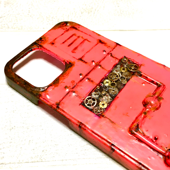 スペースギアGIアーミーiPhone12mini他対応スマホケースマゼンダ 2枚目の画像