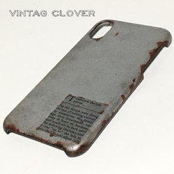 古材風サビ塗装サーフ&シャビーフラワースマホケースiPhone.Android