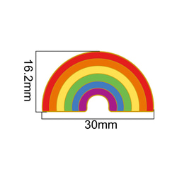 LGBTQ LGBT プライド レインボー エナメル ピン バッジ 5枚目の画像