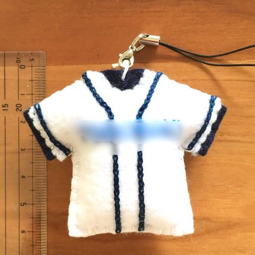 フェルト野球ユニフォームのキット【刺しゅうなし】 キット にー