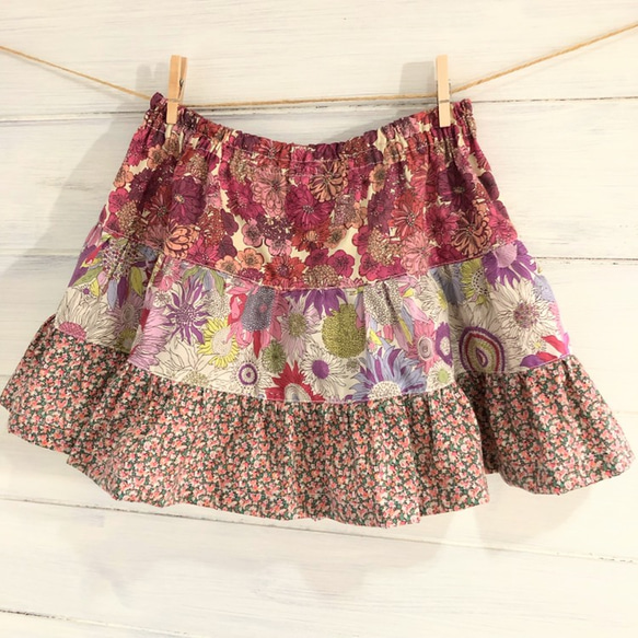 Liberty Skirt 90cm  リバティ生地 スカート 2枚目の画像