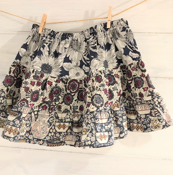 Liberty Skirt 90cm リバティ生地スカート 3枚目の画像