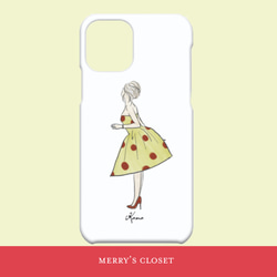 〜MERRY'S CLOSET〜選べるドレスデザイン♡スマホケース│名入れ可・iPhonケース 3枚目の画像