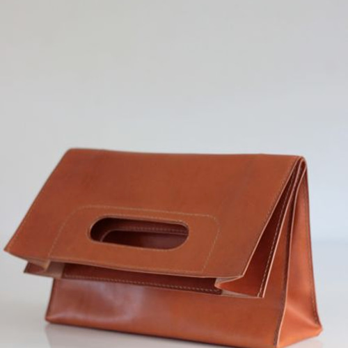 KAWABUKURO』 紙袋風2WAYクラッチバッグ クラッチバッグ R3factory