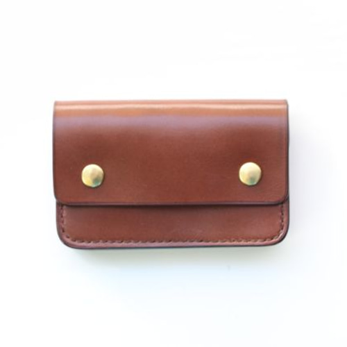 良好品】 ミニ トラッカーウォレット L字 マチ 3層 ニッケル